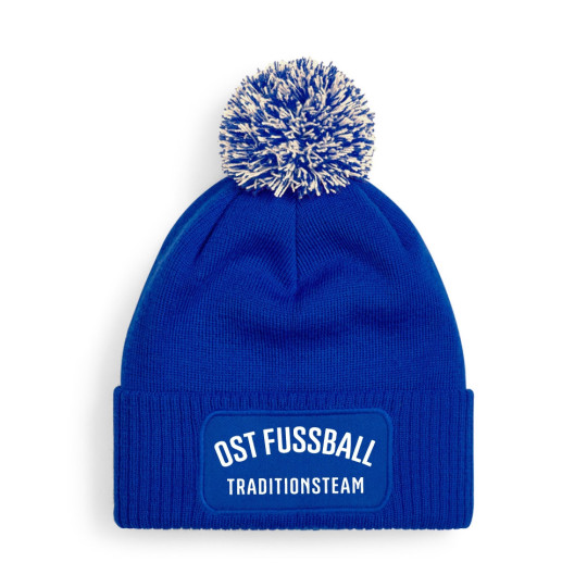 OST Fußball  Bommelmütze blau